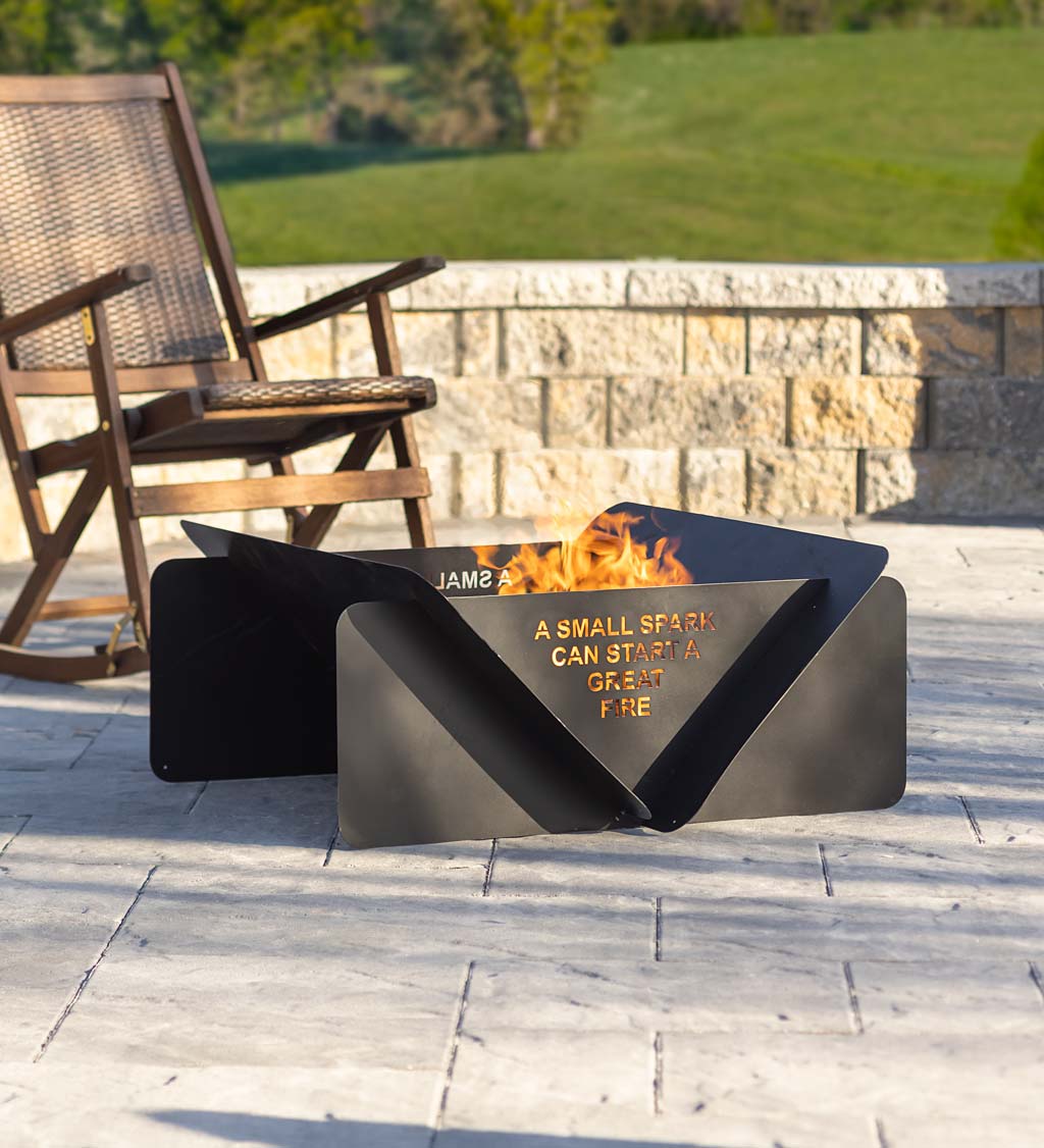 Modular Small Spark Fire Pit