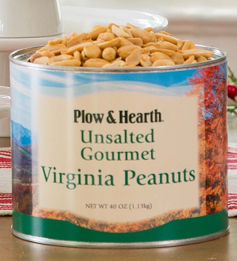 Extra Large Virginia Peanuts, 40 oz. Tin - Sea Salt&Pepper