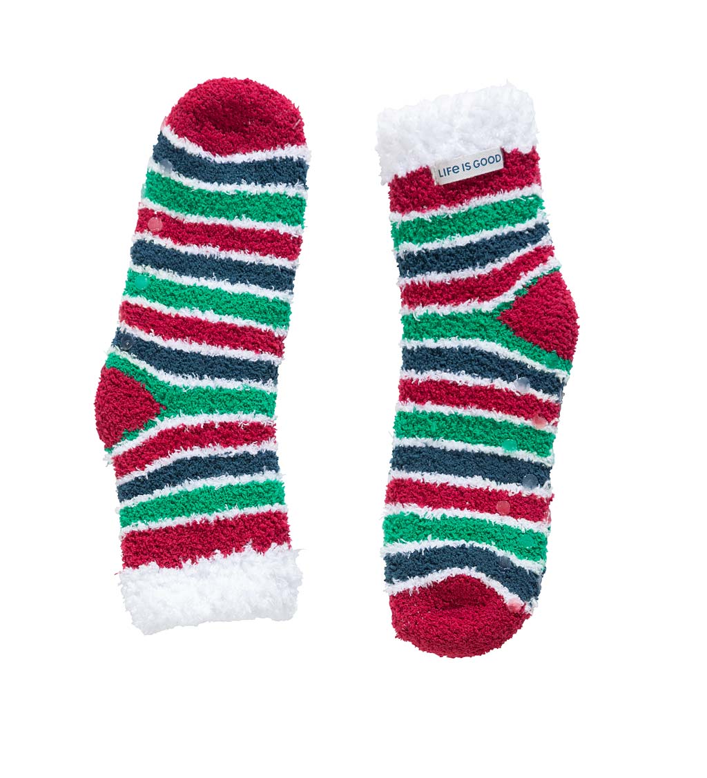 Life Is Good® Double Layer Snuggle Slipper Socks swatch image