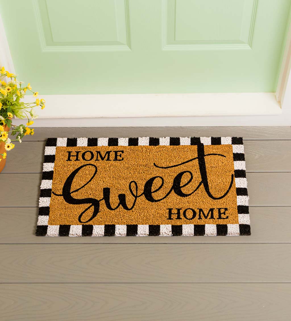 Home Sweet Home Decorative Coir Mat
