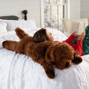Labradoodle Plush Cuddle Animal Body Pillow