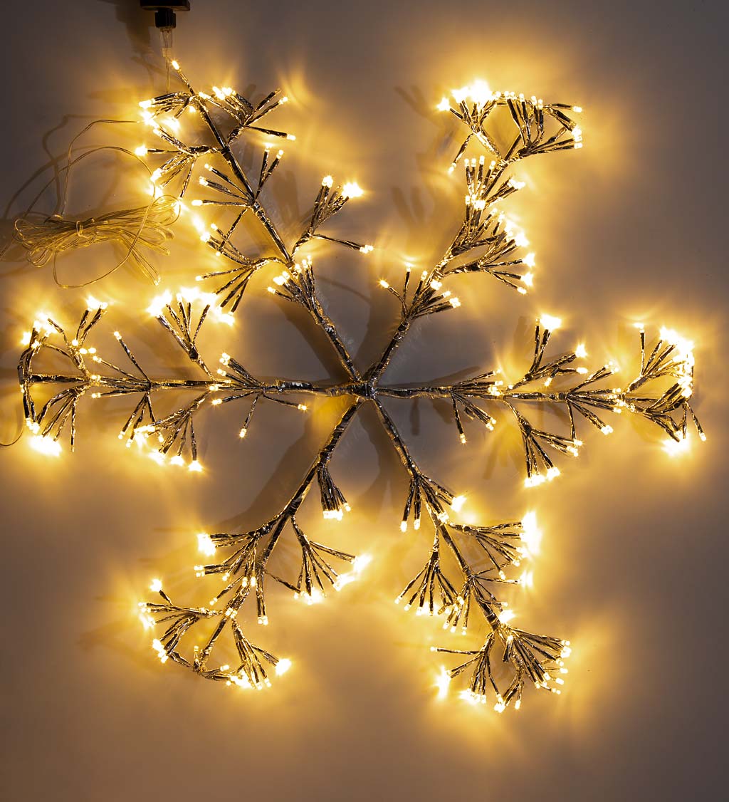 Oversized Electric Lighted Snowflake Holiday Decoration
