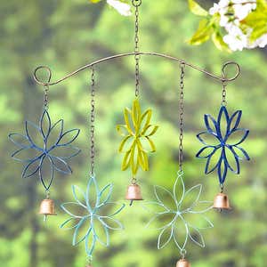 Floral Wind Chime with Bells