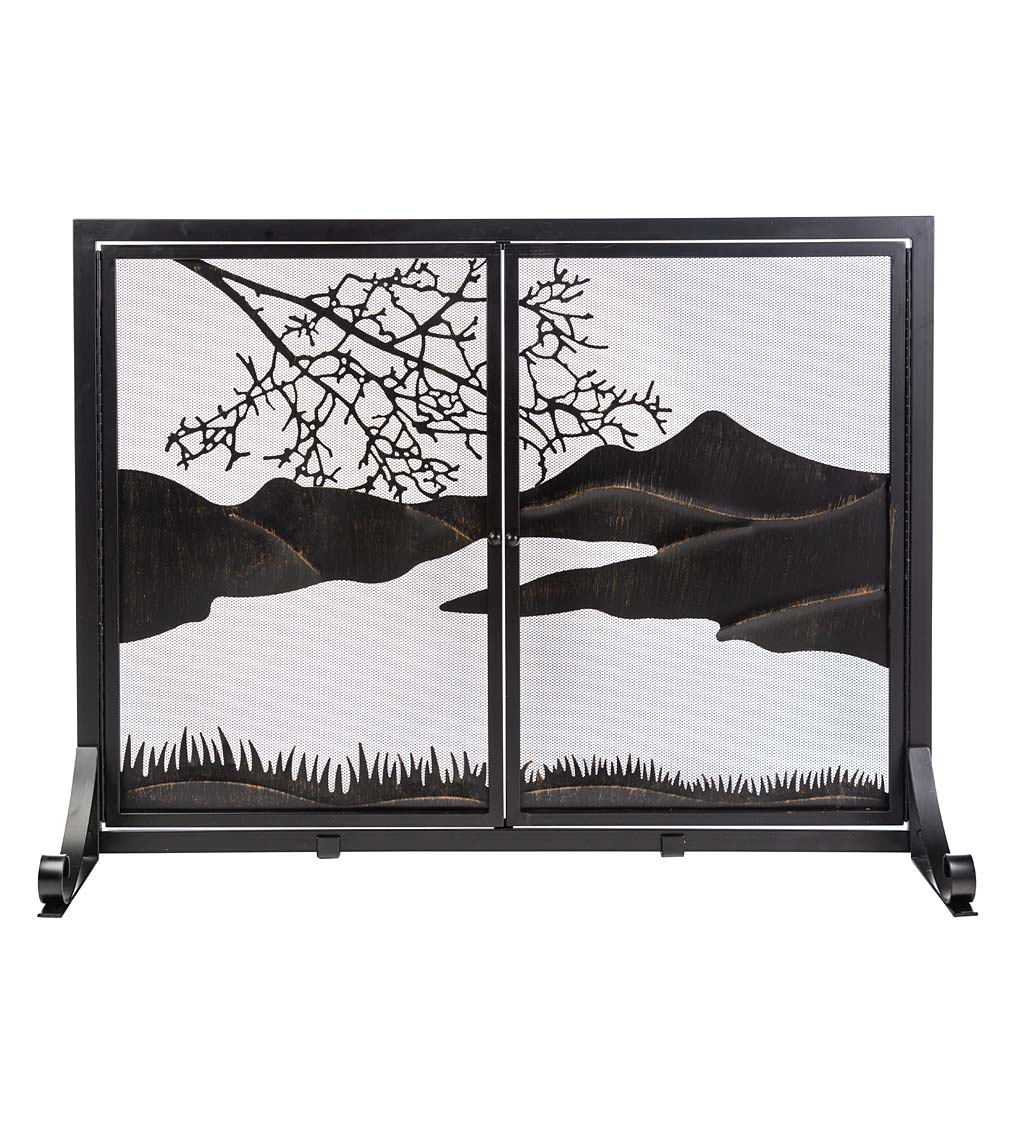 Lakeside Two Door Fire Screen, Small