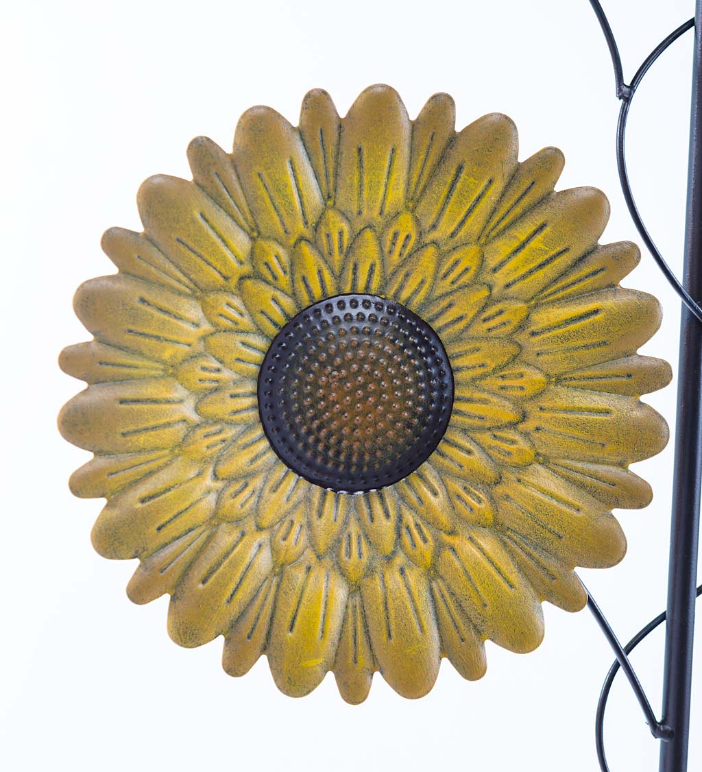 Sunflower Garden Metal Stake