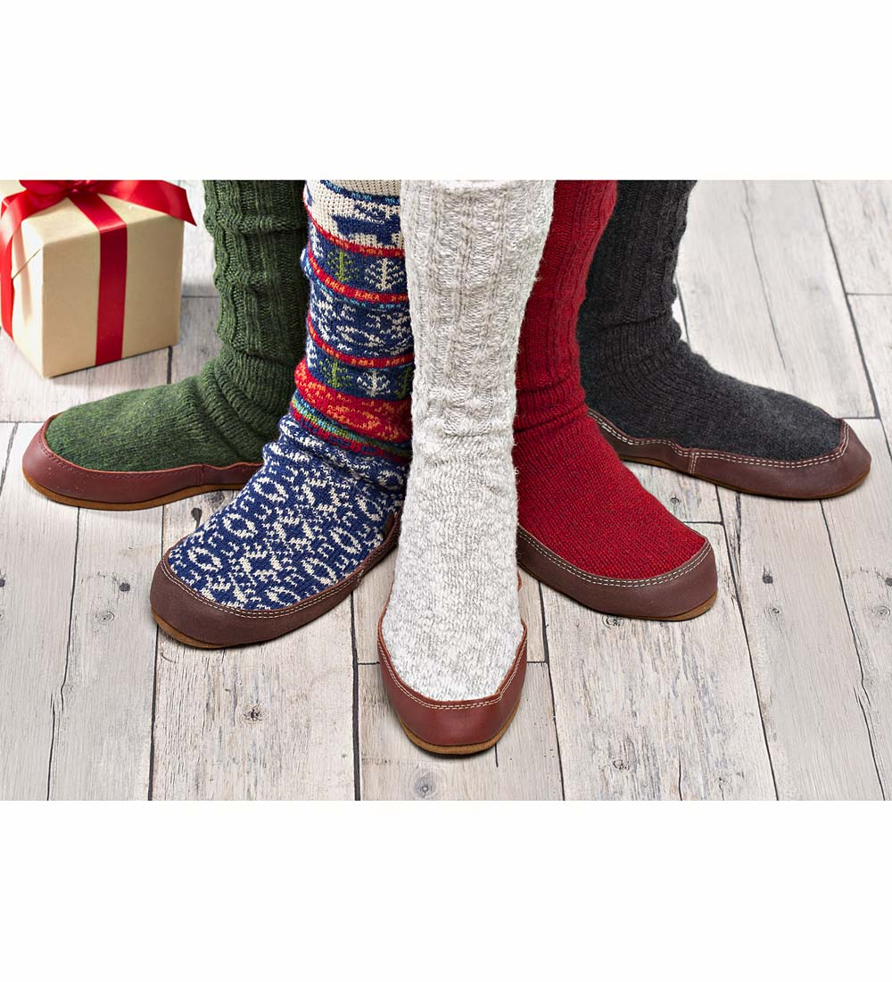Acorn Slipper Socks for Men and Women