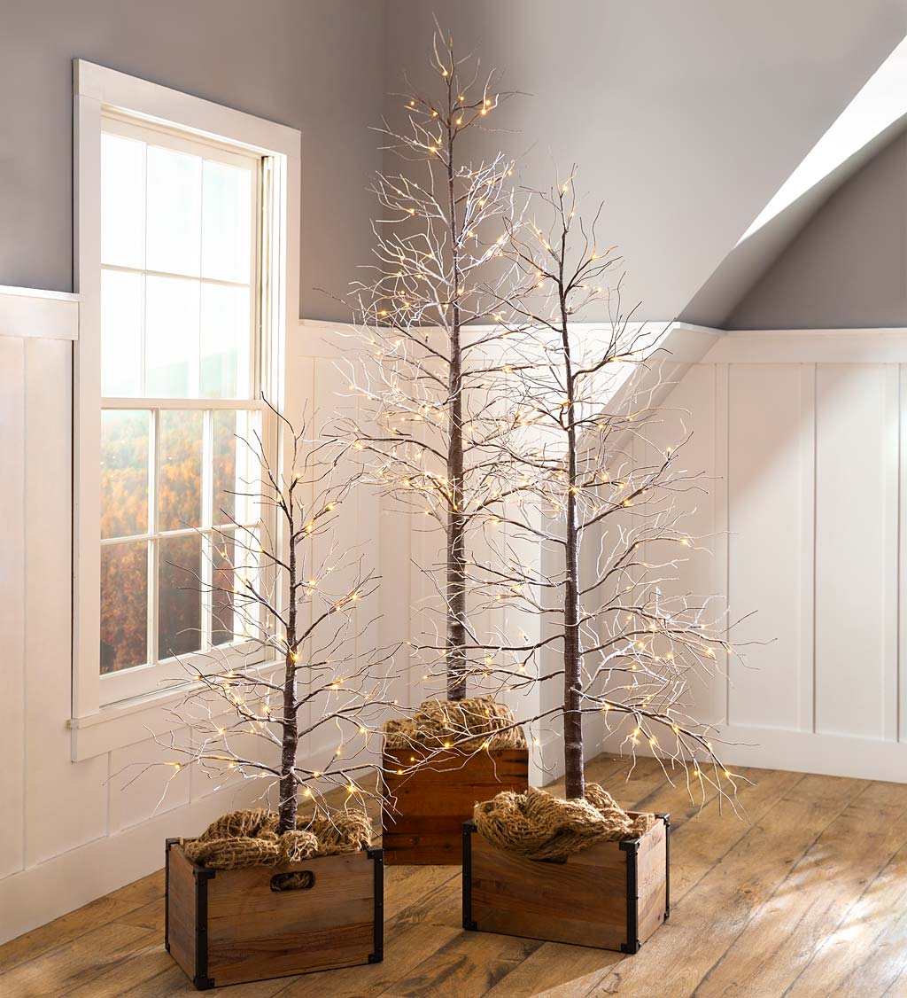 Indoor/Outdoor Snowy Lighted Tree