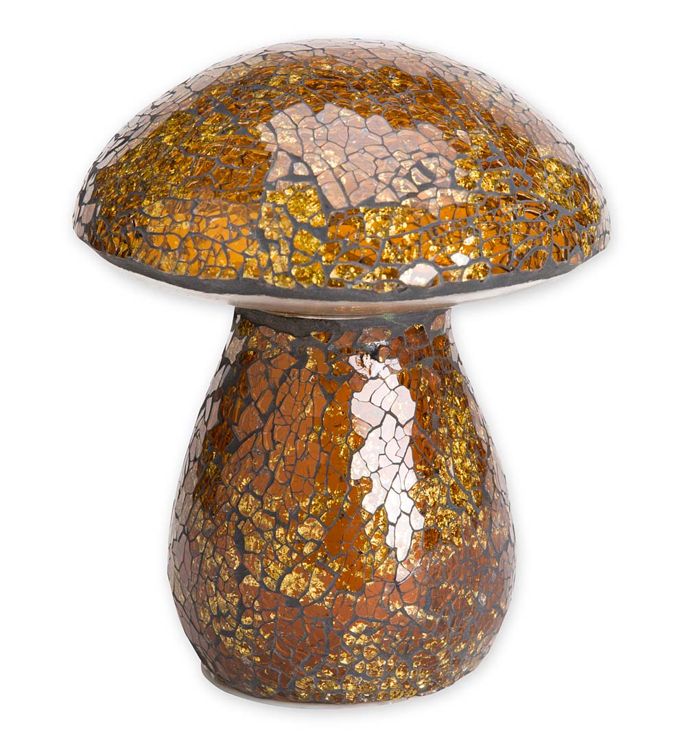 Glass Mosaic Mushroom Lawn Ornament swatch image