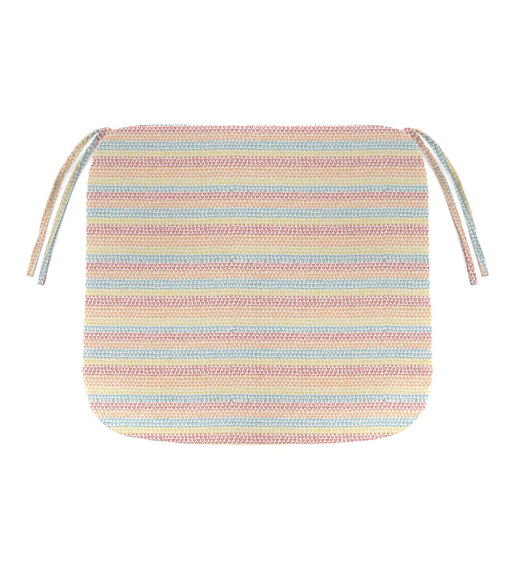 Sunbrella Chair Cushion with Ties, 19½"x 19"x 3"