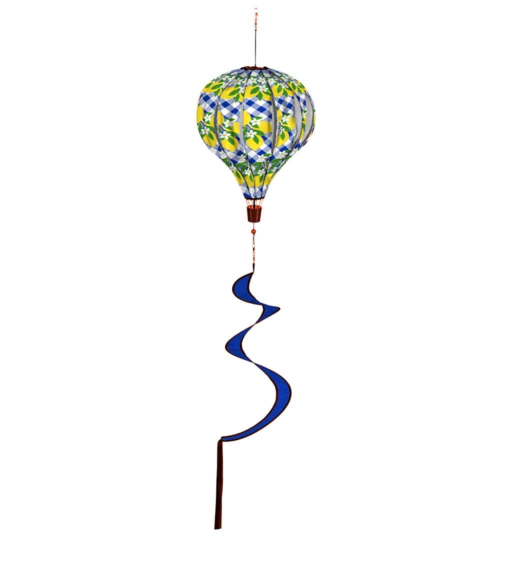 Collapsible Balloon Wind Spinner with Spiral Tail swatch image