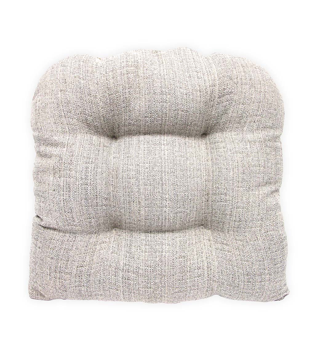 Suntastic Premium Rounded Tufted Chair Cushion, 18½" x 18" x 2½"