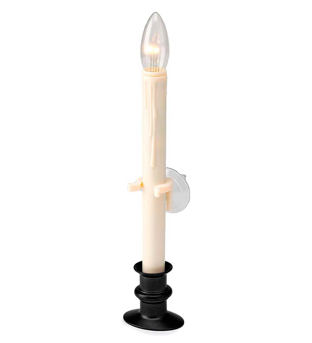 Suction Cup Window Candle Set with Timer and Remote