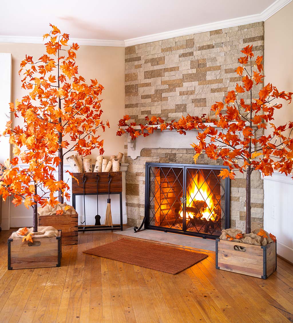 Indoor/Outdoor Electric Lighted Maple Trees