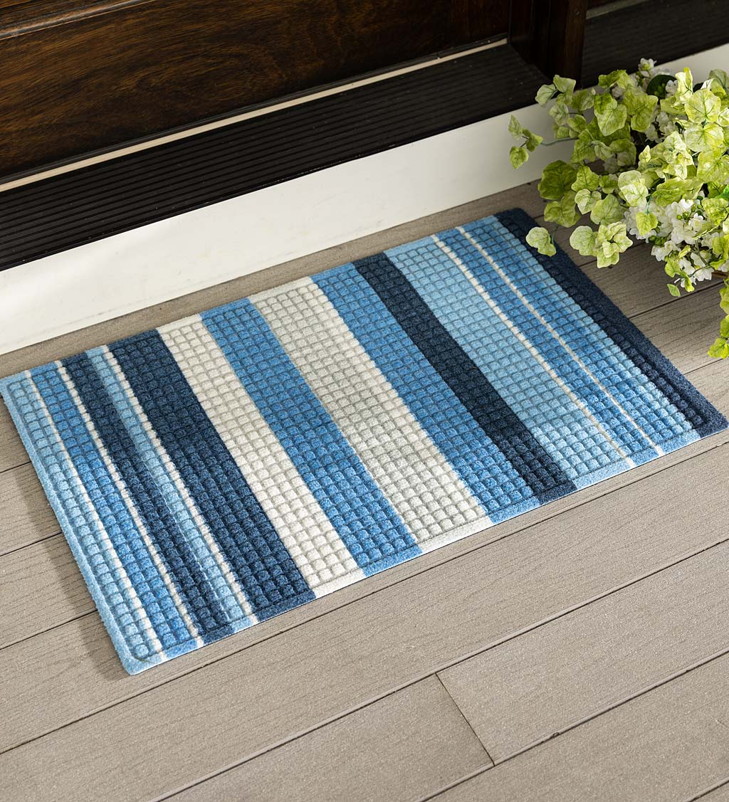 Waterhog Printed Doormat, Striped Pattern