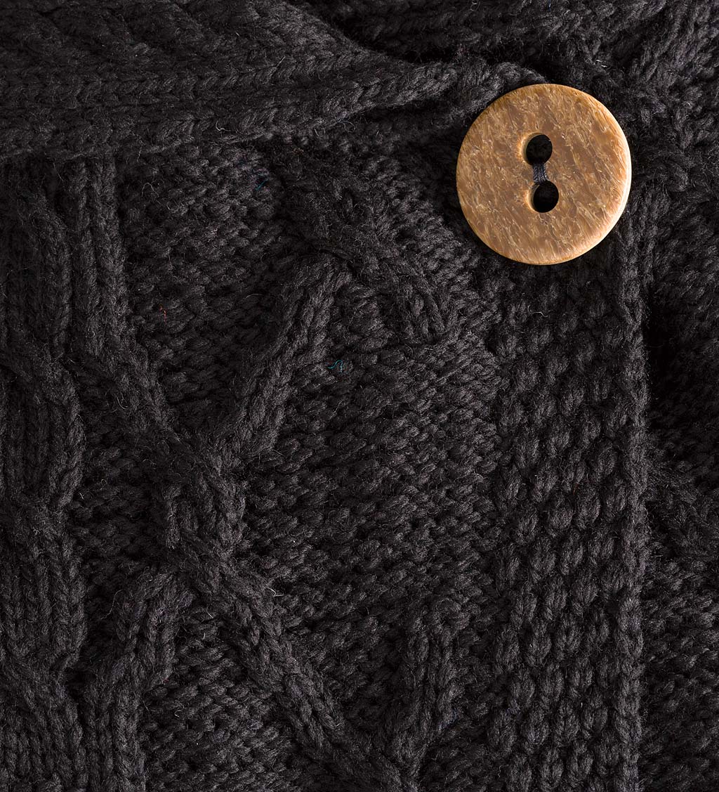 Merino Wool Corina Cardigan Sweater with Single-Button Front swatch image