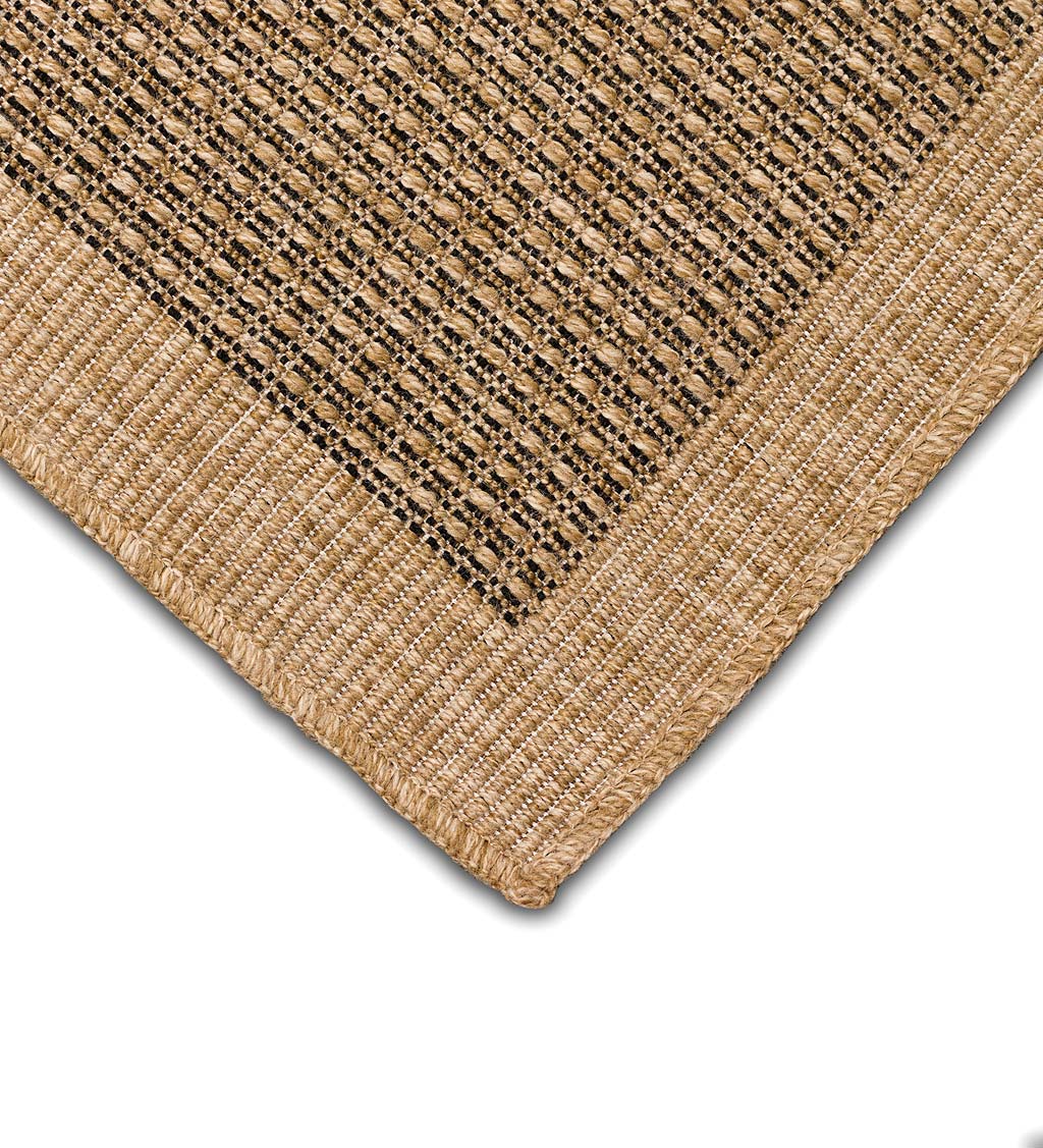 Indoor/Outdoor Toulouse Border Print Rug