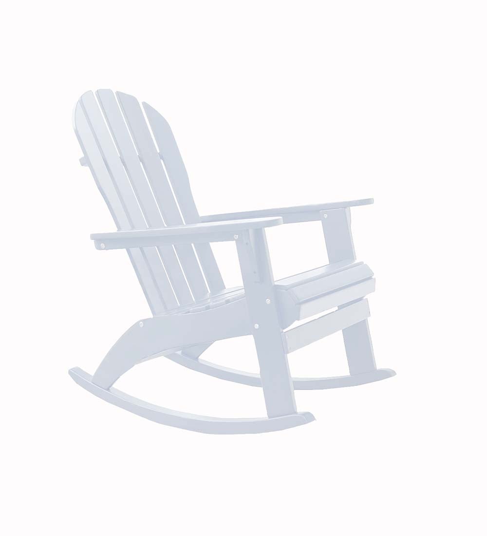 Eucalyptus Wood Adirondack Rocking Chair swatch image