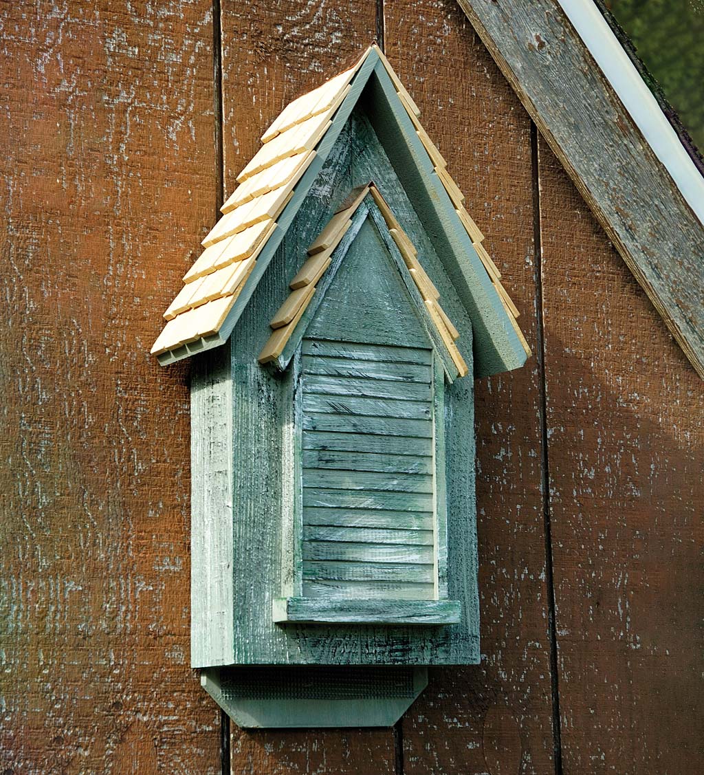 Wooden Victorian Bat House Shelter