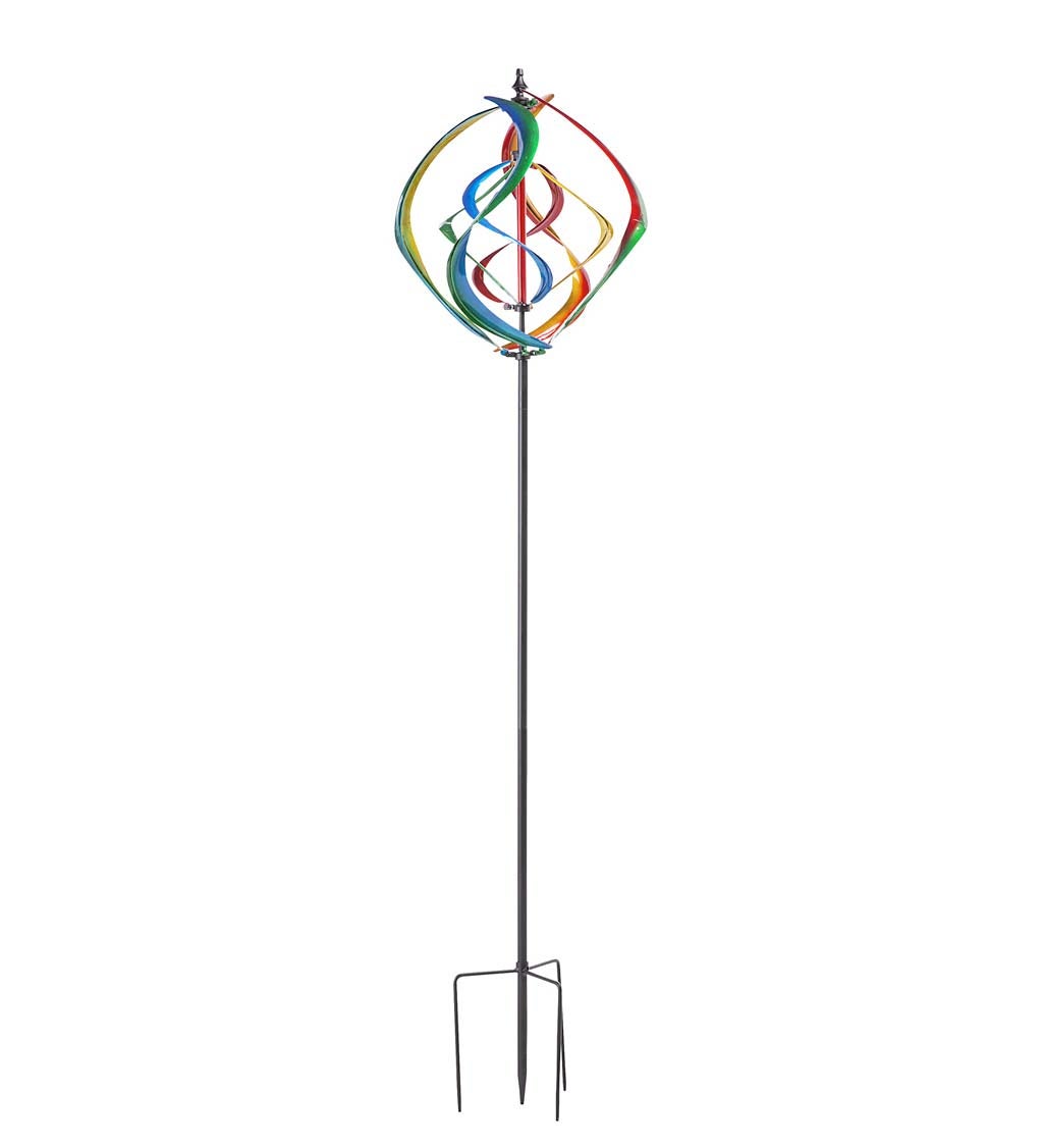 Multi-Color Vertical Helix Wind Spinner
