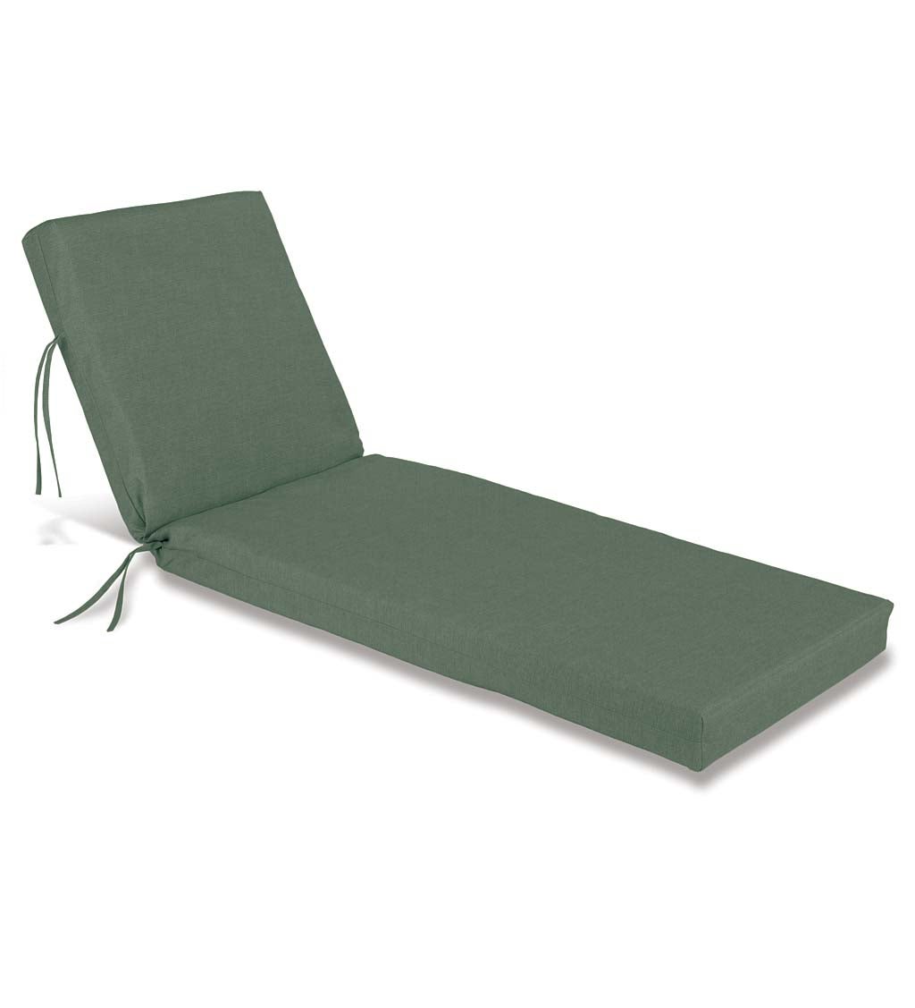 Classic Chaise Cushion with Ties, 23" x 76" x 3" swatch image