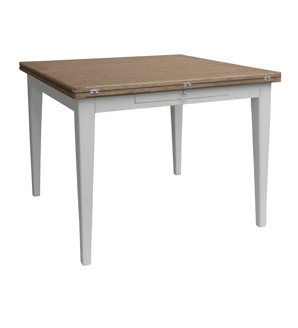 Laurel Ridge Farmhouse Collection Shelby Table with Fold-Out Leaves