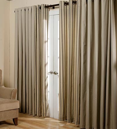 84"L Thermalogic Energy Efficient Insulated Double Width Solid Tab-Top Curtain Pair swatch image