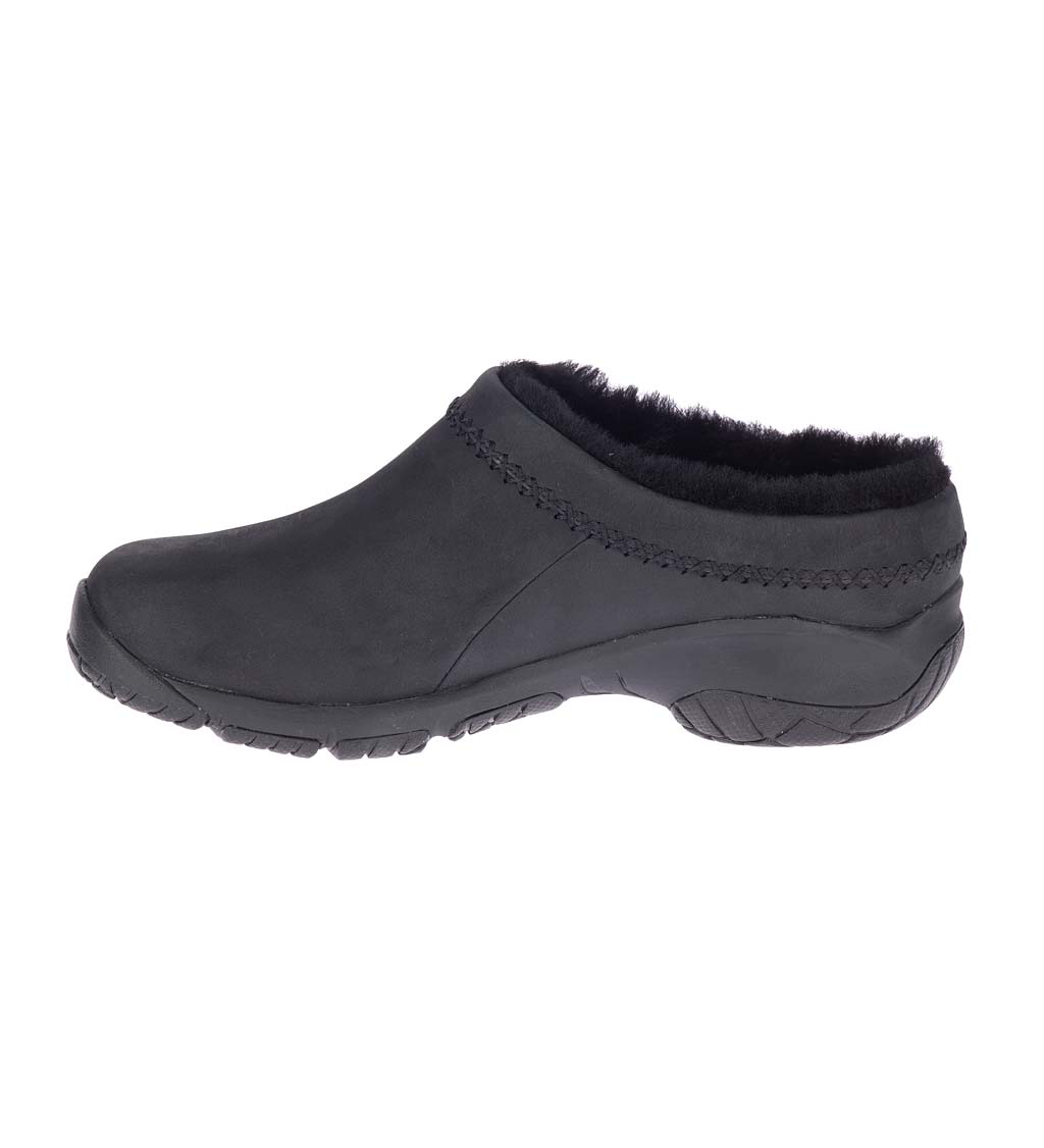 Merrell Encore Ice 4 Slip-On Leather Shoes - Black - Size 6 | PlowHearth