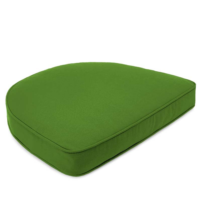Sunbrella Chair Cushion with Rounded Back, 17½" x 15½" x 3" swatch image
