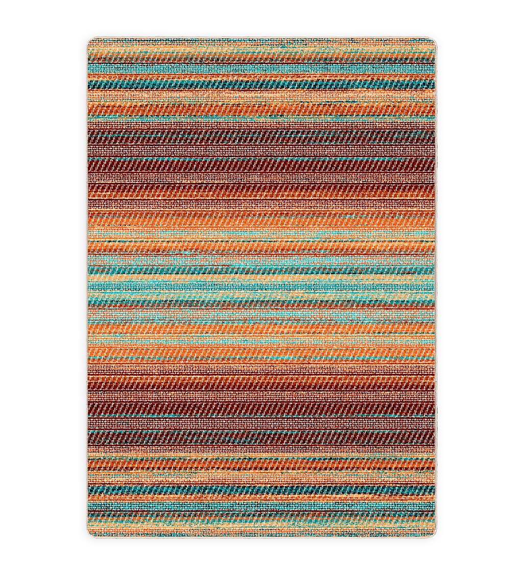 October Stripe Rug, 4' x 5'