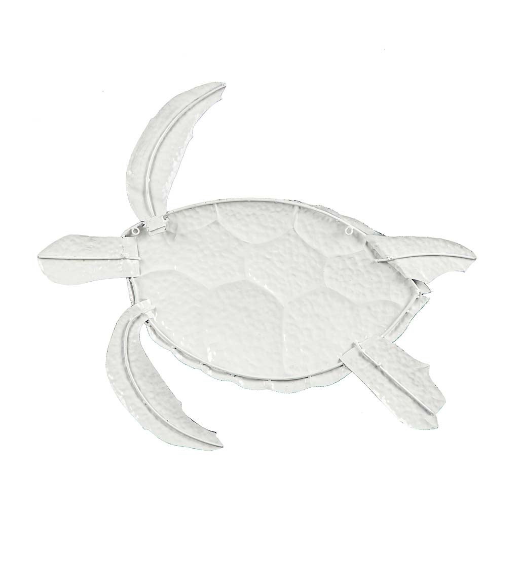 Blue and White Sea Turtle Wall Art | Plow & Hearth