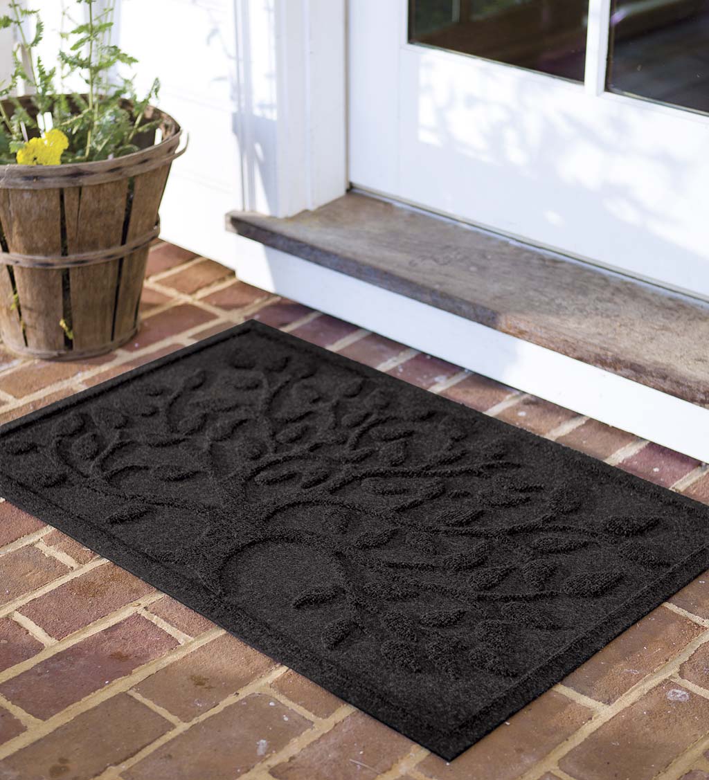 Waterhog Tree of Life Doormat, 3' x 5' - Charcoal