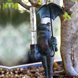 Frog Decorative Rain Gauge