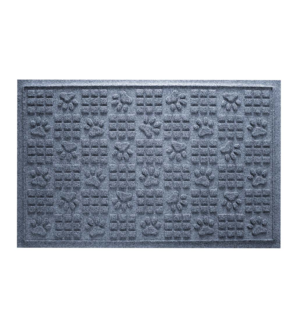 Waterhog Indoor/Outdoor Paws and Squares Doormat, 2' x 3'
