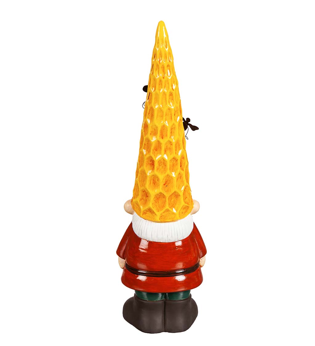 Terracotta Honeycomb Gnome Statue