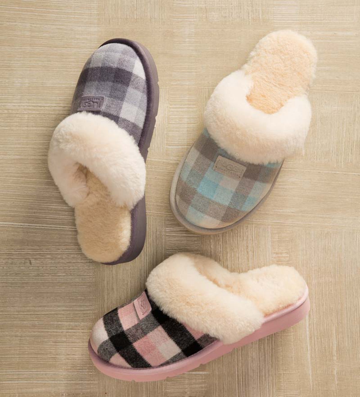 ugg plaid slippers