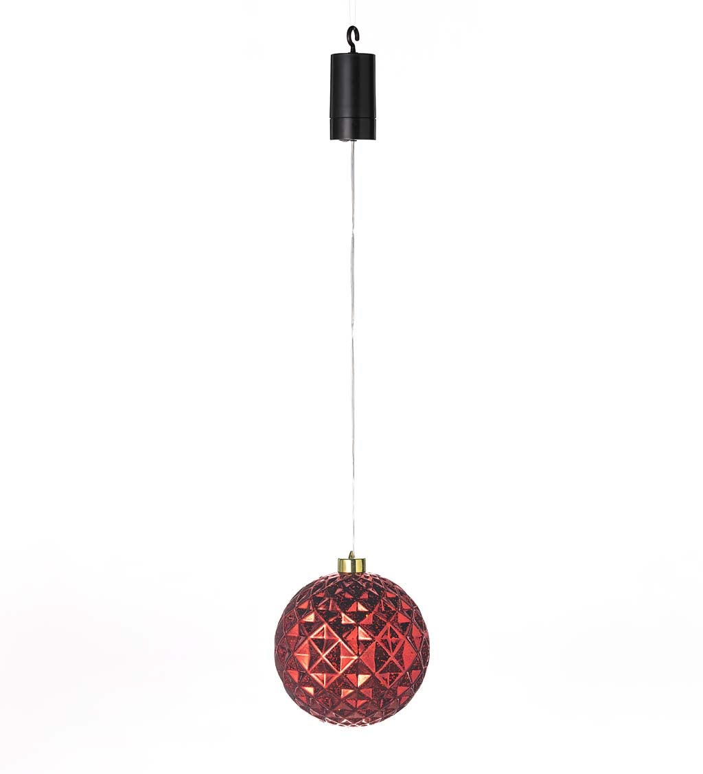 Indoor/Outdoor Shatterproof Holiday Lighted Hanging Ornament swatch image