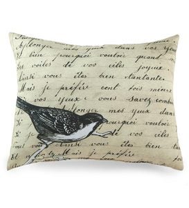 Birds And Bees Photo-Printed Throw Pillows - Bee | PlowHearth
