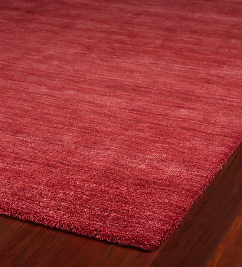 Handmade Virgin Wool Renaissance Area, Ikea Pink Brown Rug