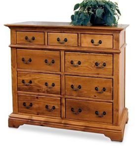Forsythe High Chest in Solid Pine