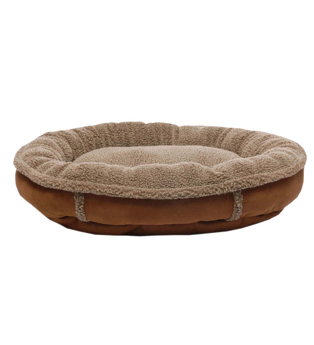Round Comfy Cup Pet Bed, Large swatch image