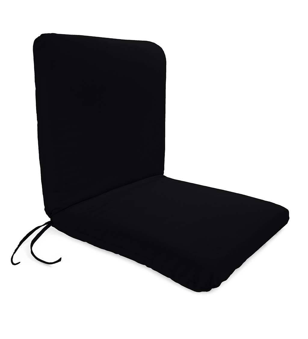 Sunbrella Classic Chair Cushion With Ties, Seat 19"x 17"x 2½"; Back 19"x 19"x 2½" swatch image