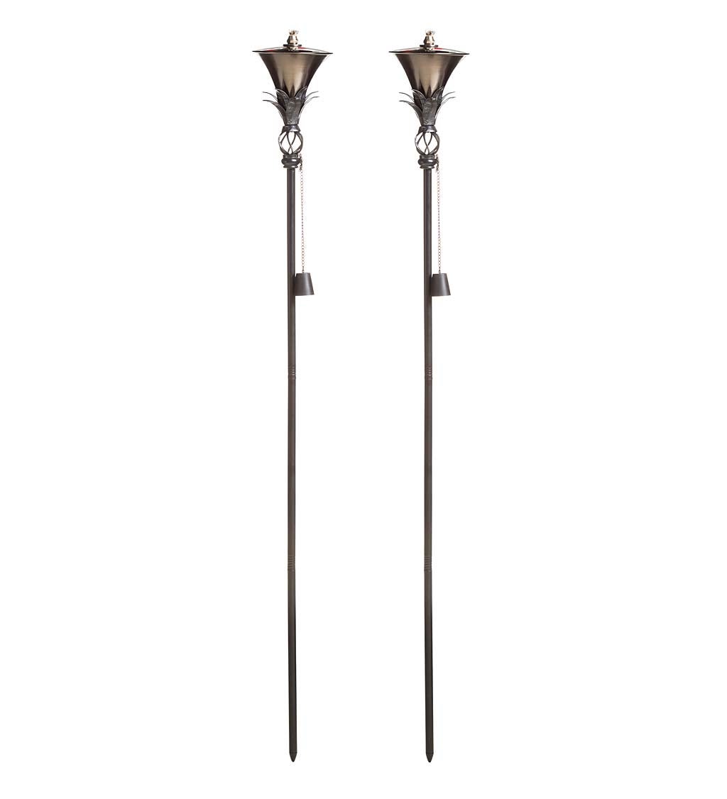 Steel Garden Torches, Set of 2 swatch image