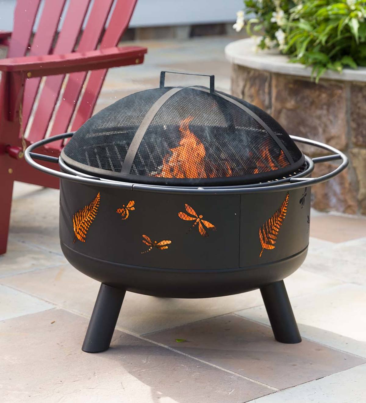 Dragonfly Wood Burning Fire Pit, How To Burn Wood In Fire Pit
