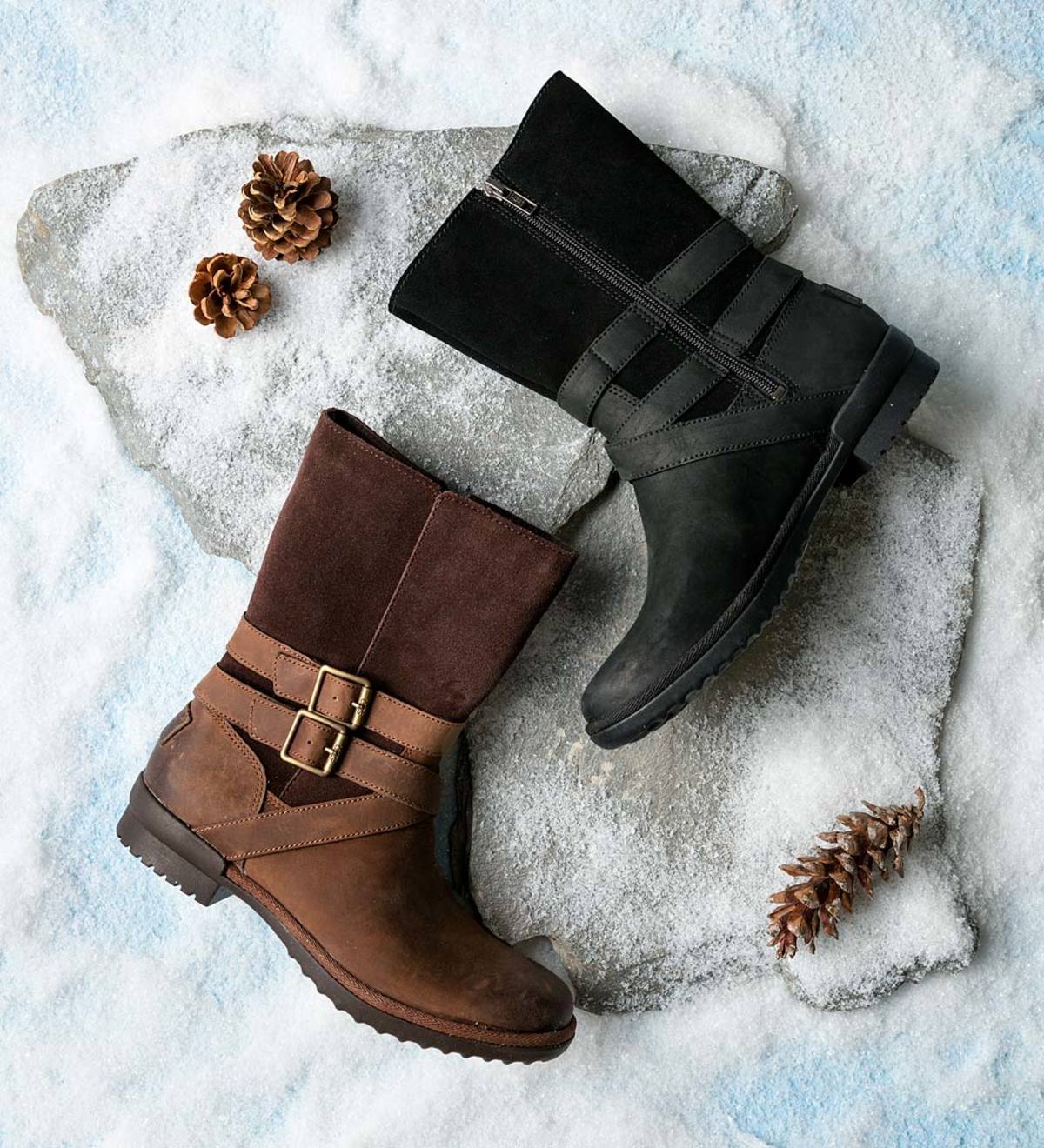 ugg black waterproof boots