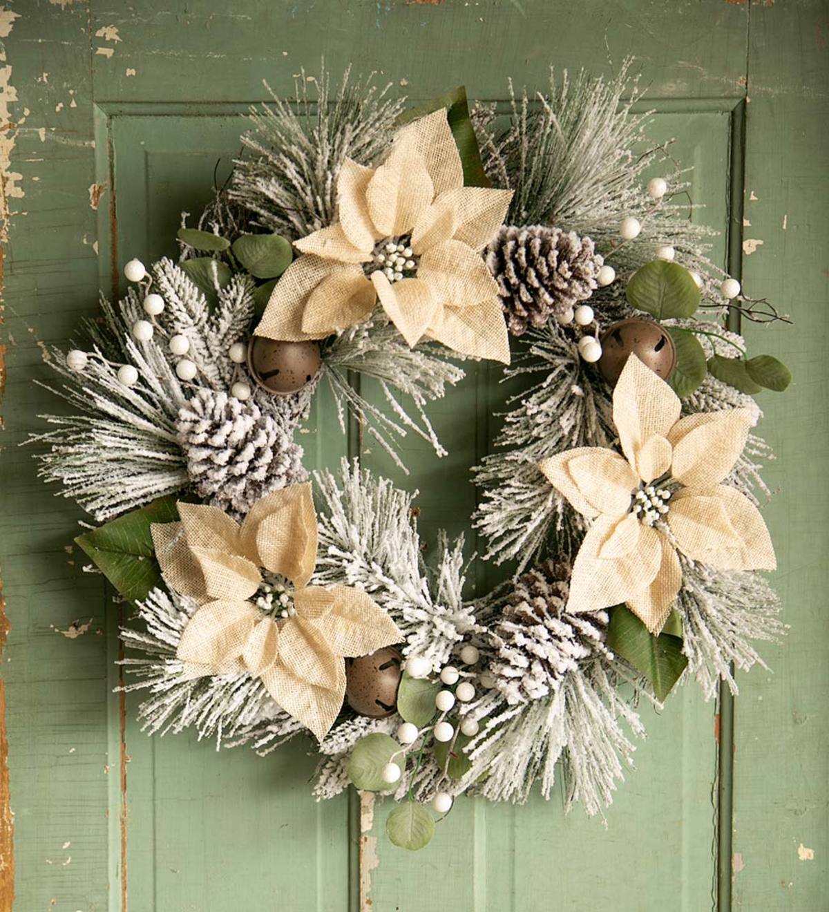 Joy to the World; Holiday Wreath; Winter Wreath; Snowflakes; Silver and Blue; Welcome Wreath;