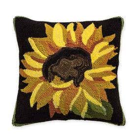 Indoor/Outdoor Sunflower Throw Pillow