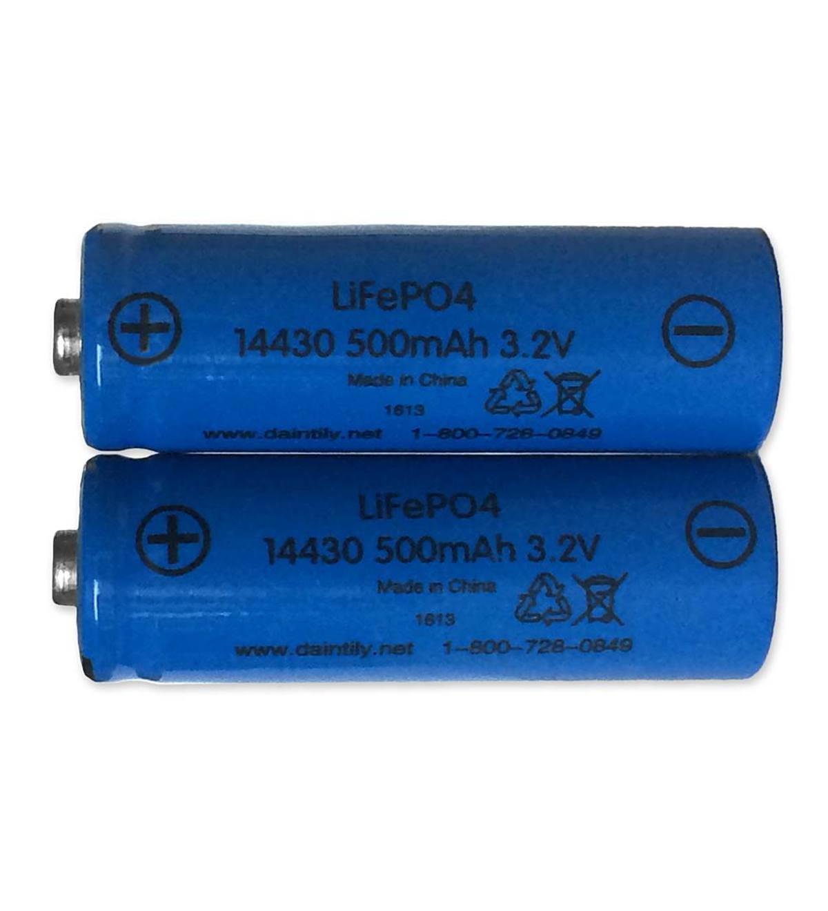 Rechargeable AA Batteries, Set of 2