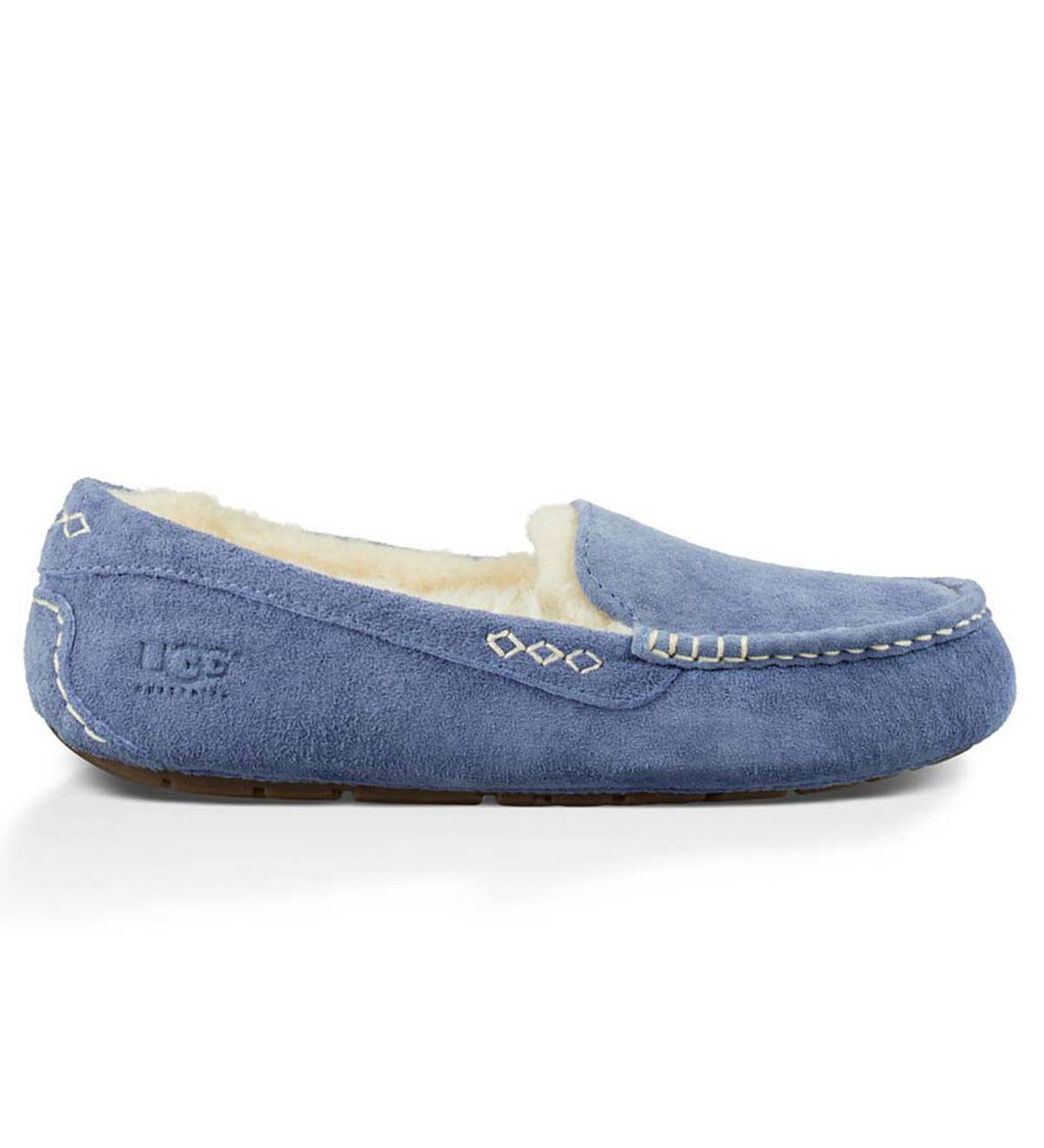 light blue ugg slippers