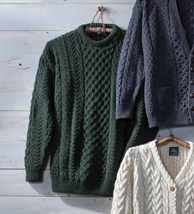 Men's Irish Merino Wool Crewneck Sweater