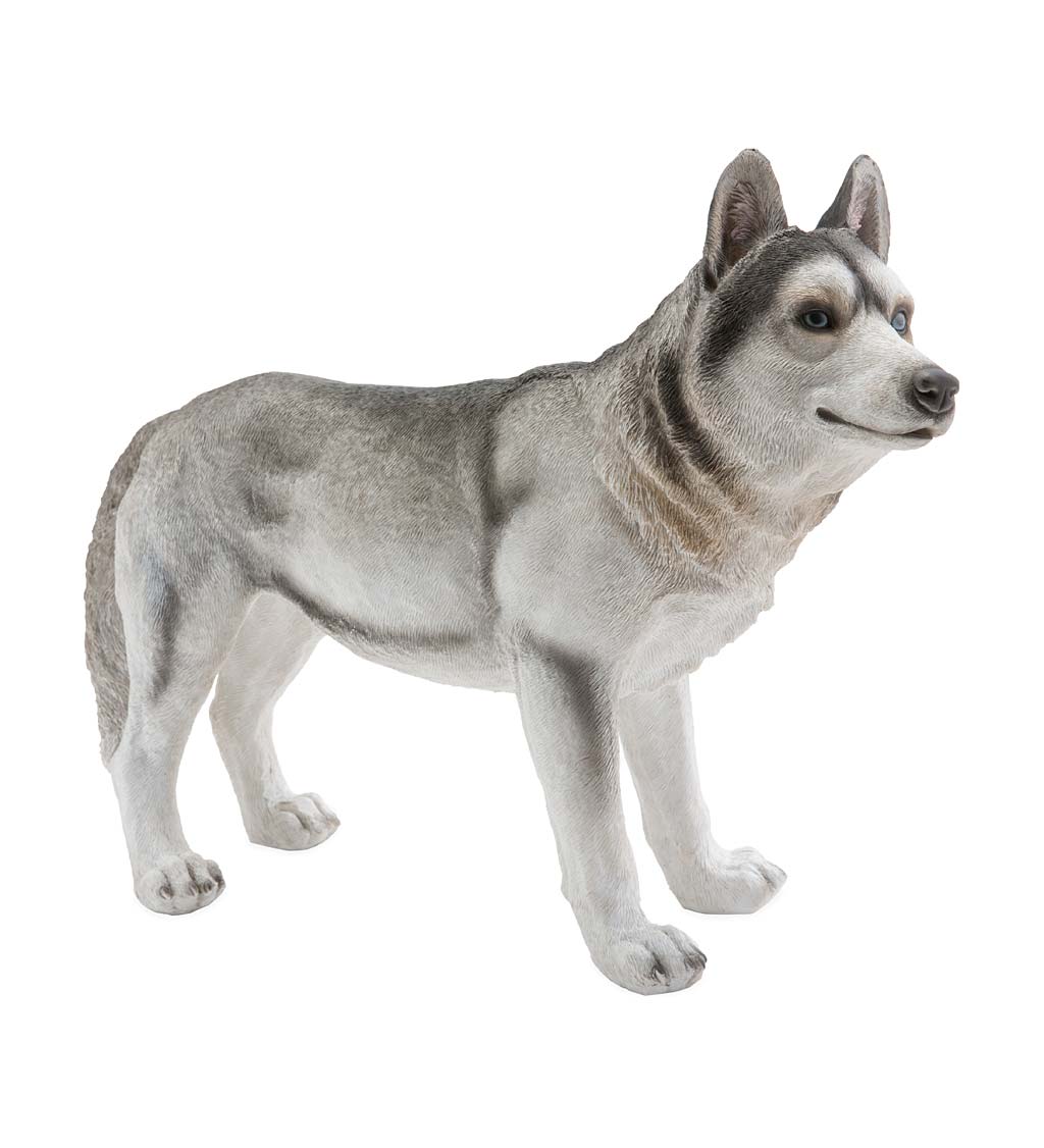 Siberian Husky Dog Statue swatch image